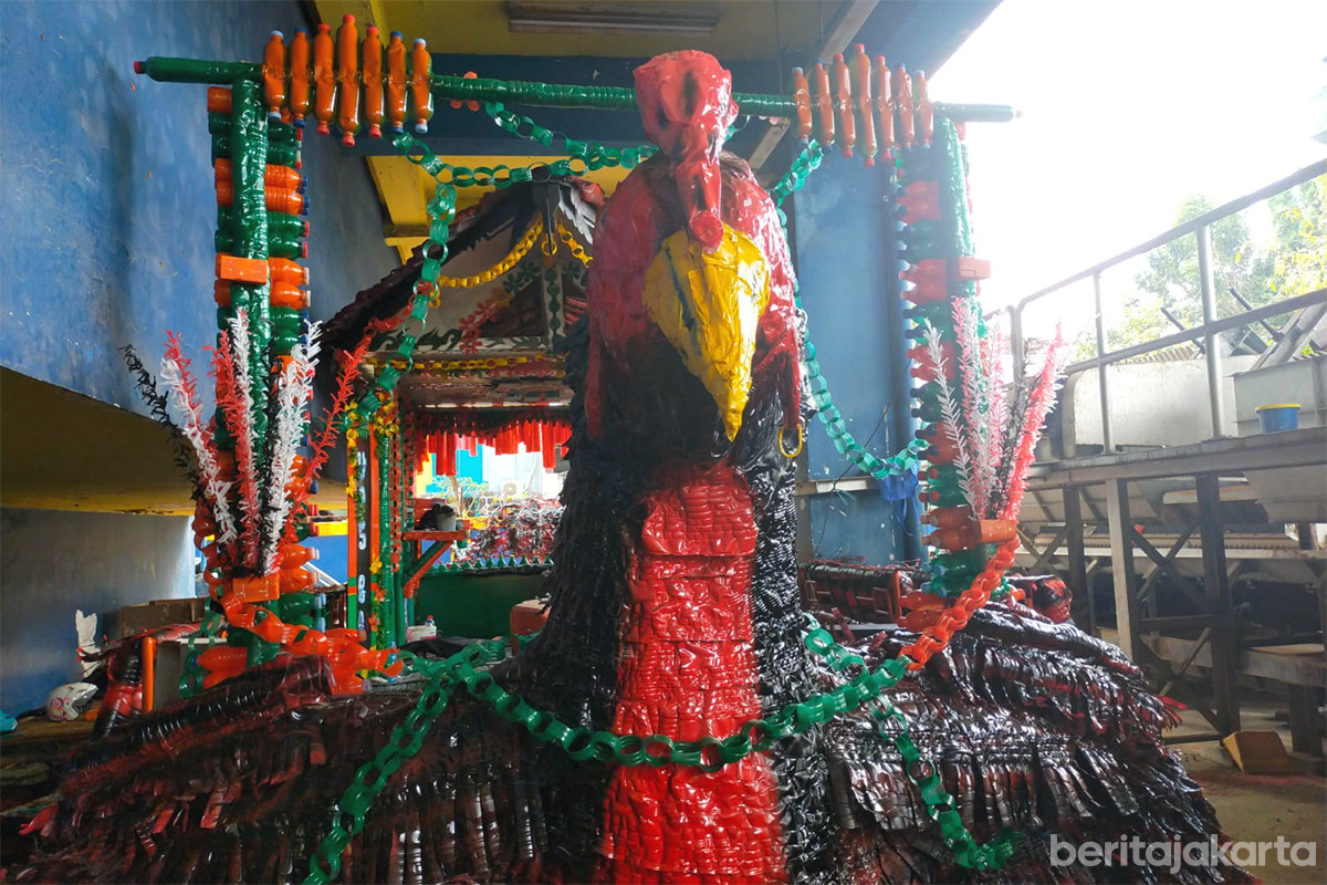 Si Jago Warung Apung kreasi UPS Badan Air Kecamatan Koja