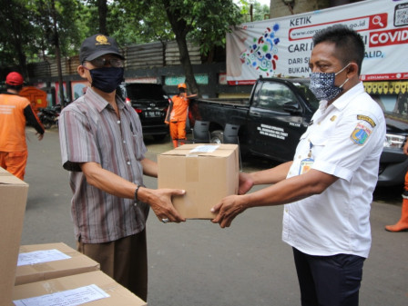 Kelurahan Manggarai Terima Bantuan 83.038 Masker Untuk Warga