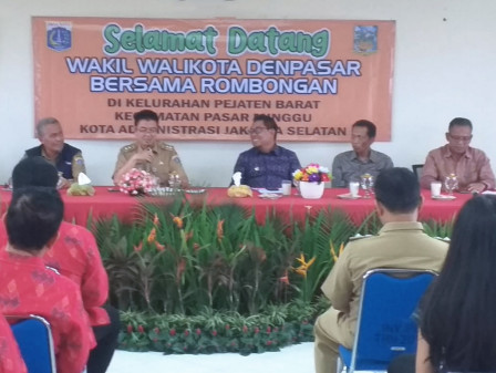 Wakil Walkot Jaksel Apresiasi Kunker Pemkot Denpasar ke Kelurahan Pejaten Barat