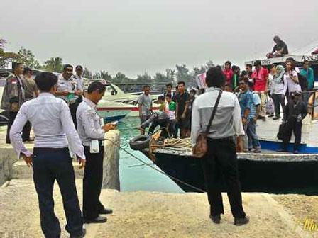  Sudin Atur Aktifitas Lalu Lintas Dermaga Pulau Tidung