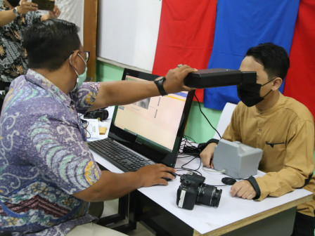 84 Pelajar SMAN 65 Lakukan Perekaman KTP-Elektronik