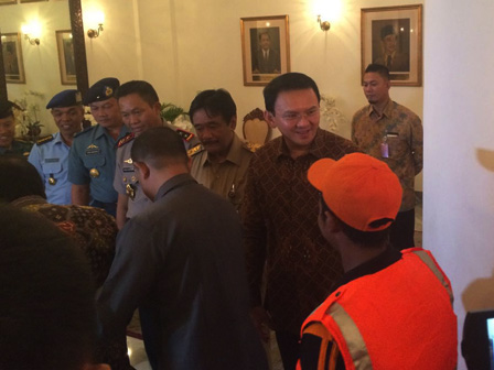 Basuki Halal Bihalal dengan PNS dan PPSU