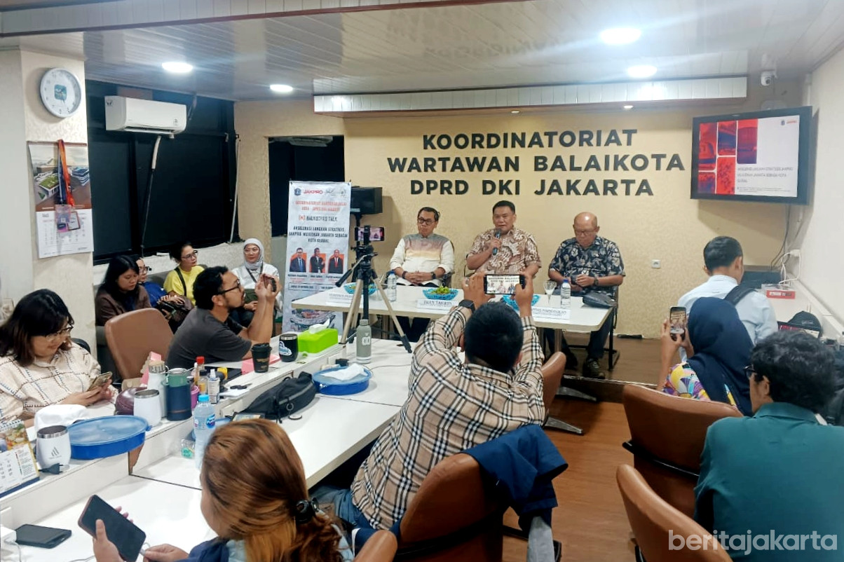 Dirut PT Jakpro, Iwan Takwin memaparkan Strategi Wujudkan Jakarta Kota Global di Balkoters Talks