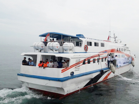        KM Express Bahari 3B Diluncurkan Untuk Melayani Transportasi Kepulauan Seribu
