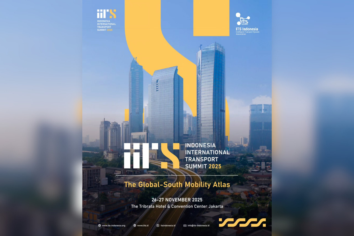 Banner informasi kegiatan Indonesia International Transport Summit (IITS) 2025