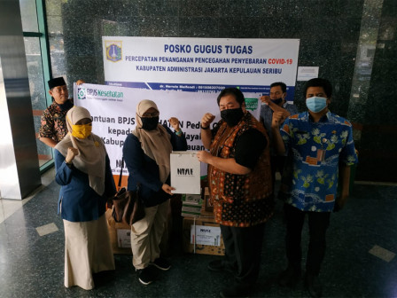 Pemkab Menerima Bantuan Tiga Ribu Masker dari BPJS Kesehatan