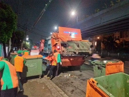  37 Meter Kubik Sampah di Angkut di Jakarta Barat 