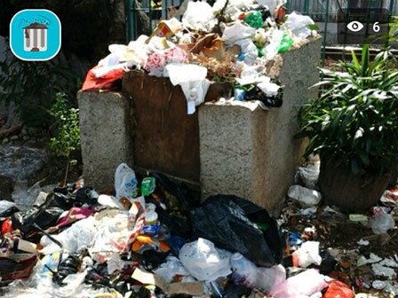 Dinas Kebersihan Segera Tindaklanjuti Keluhan Tumpukan Sampah di Qlue