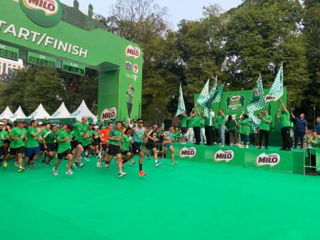 PJ Gubernur Lepas Peserta MILO Activ Indonesia Race Jakarta 