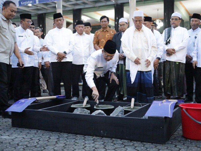 Peningkatan Sarana dan Prasarana Masjid Jami An Ni'mah Resmi Dimulai