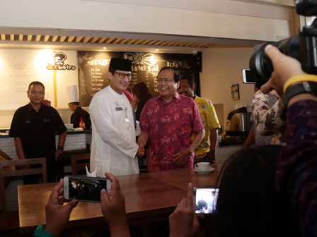 Sandi dan Rizal Ramli Bahas Pertumbuhan Ekonomi Jakarta