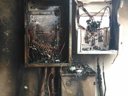 Rumah dan Kabel Listrik Terbakar di Jakbar 