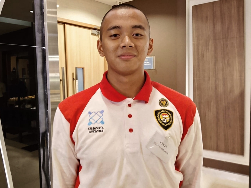 Kevin, Anak Driver Gojek Bangga jadi Paskibraka Jaktim