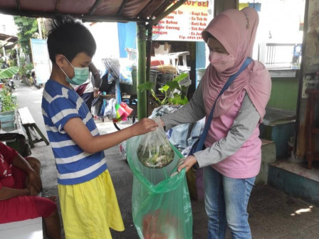 Sudin LH Cempaka Putih Berhasil Angkut Sampah Organik 23 Ton