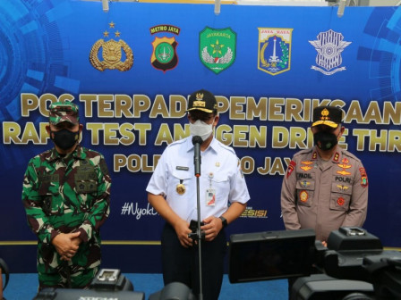 Gubernur Anies Bersama Forkopimda DKI Tinjau Proses Dua Tahap Screening Arus Balik Menuju Jakarta