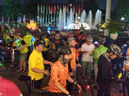Komunitas Sepeda Senang Pemprov Berikan Dukungan Jakarta Night Ride
