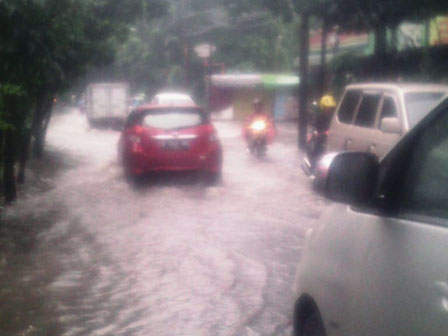  Genangan di Jaktim Surut 30 Menit