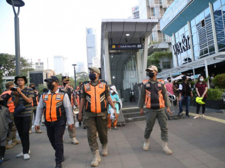 Satpol PP Jakarta Pusat Gencarkan Pengawasan di Kawasan Dukuh Atas SCBD 