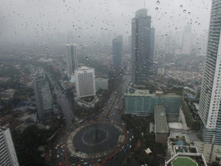 Jakarta Diguyur Hujan Sejak siang Hari