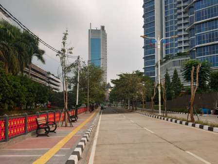 Tiga Trotoar di Jakbar Usung Konsep Konsep Complete Street
