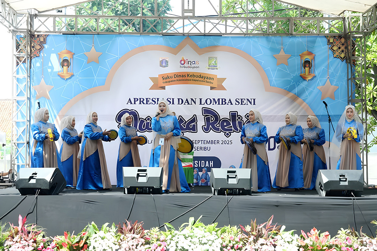 Peserta Lomba Seni Nuansa Religi 2025 di Kepulauan Seribu