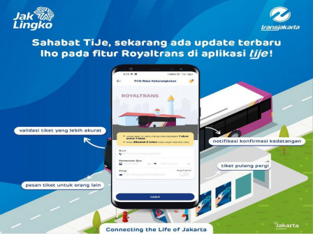 Transjakarta Lakukan Penyegaran Pembelian Tiket Pada TIJE Apps 