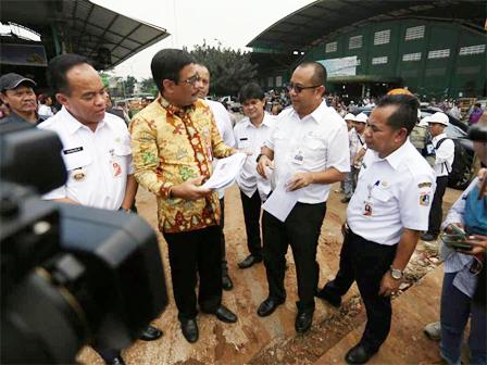 Perkulakan di Pasar Induk Kramat Jati Ditarget Beroperasi Juni