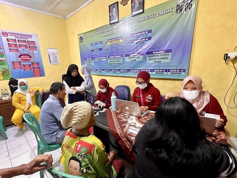 Skrining Batu Ginjal Gratis di Tanjung Priok Disambut Antusias Warga
