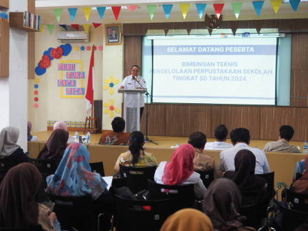 Sudin Pusip Jakpus Gelar Bimtek Pengelolaan Perpustakaan SD dan SMP 