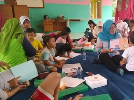 RPTRA Anggrek Bintaro Adakan Pelatihan Literasi Bagi Balita