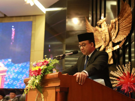 Anies Sampaikan Realisasi Pelaksanaan APBD Provinsi DKI Jakarta Tahun Anggaran 2018