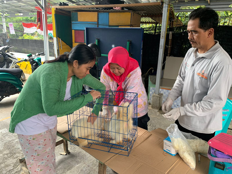 Warga Cikini Antusias Bawa Hewan Peliharaan Divaksin Rabies