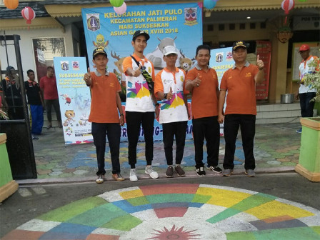 Karang Taruna Jati Pulo Buat Photo Booth Asian Games 2018 
