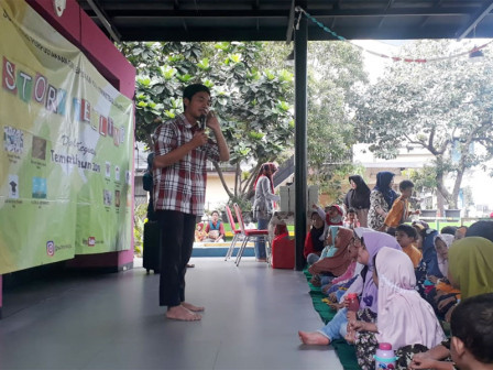  300 Anak di Jakut Antusias Ikuti Kegiatan Mendongeng 