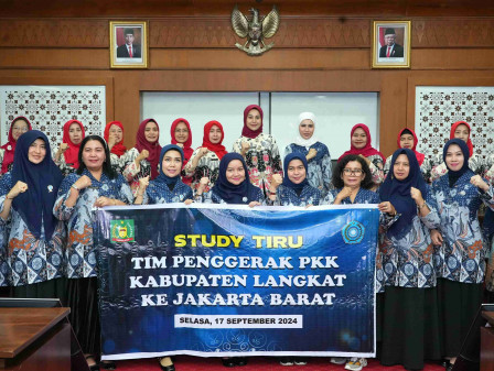 TP PKK dan DWP Kabupaten Langkat Study Tiru ke Pemkot Jakbar