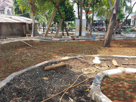 Pembangunan Taman sepeda di Kembangan Sudah 70 Persen
