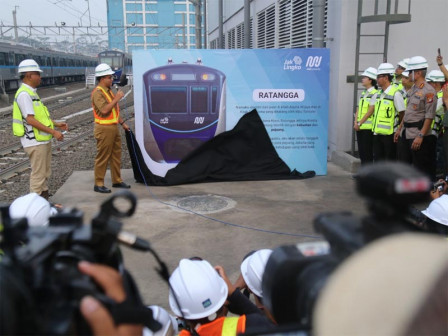 Gubernur Resmikan Ratangga, Nama Baru Ketera MRT Jakarta