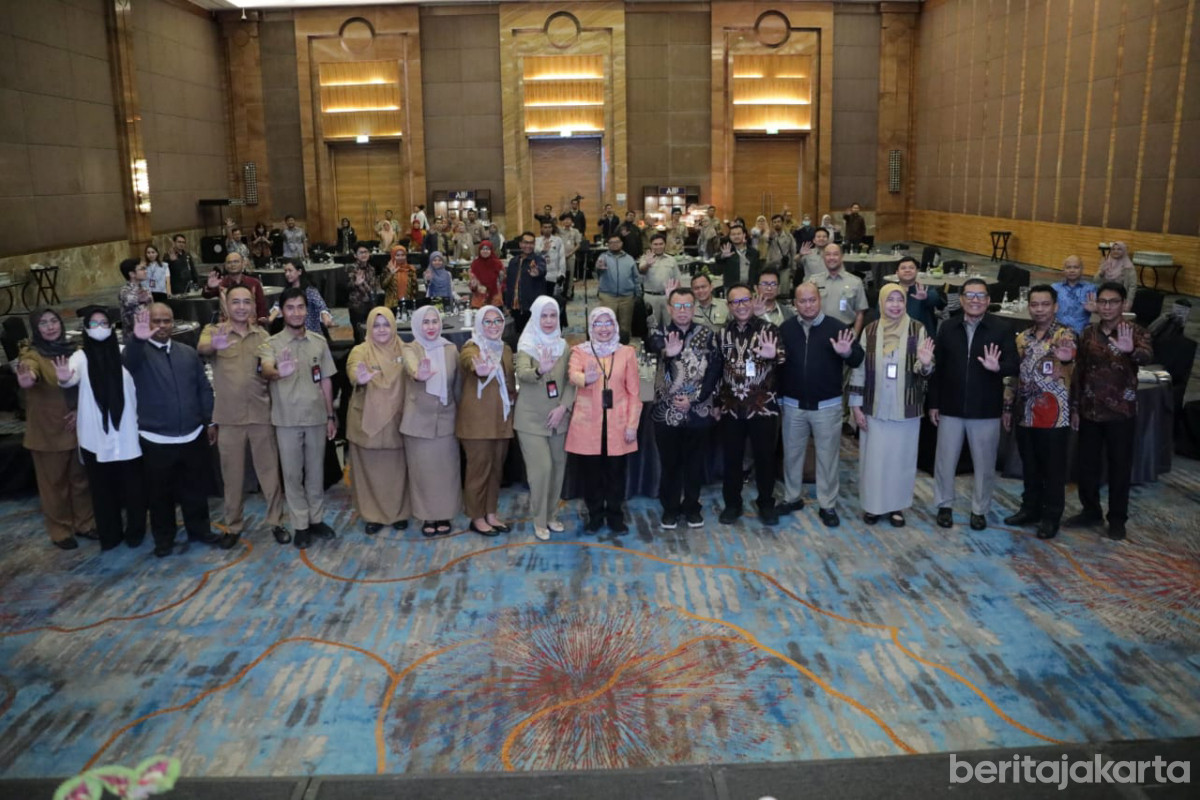 Inspektorat DKI, KPK dan Kemendagri Gelar Monev MCSP Triwulan IV/2025