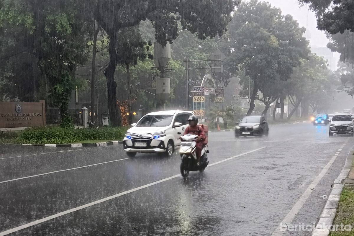 Hujan Basahi Jakarta Hari Ini 