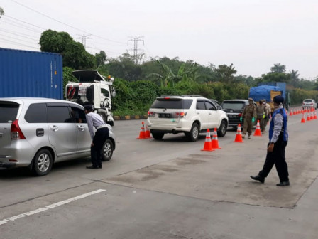 45 Anggota Sudinhub Jaktim Berjaga di Tiga Lokasi Perbatasan