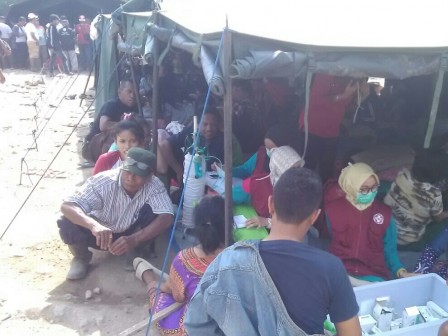 Ribuan Korban Kebakaran Ancol Bertahan di Tenda Pengungsian