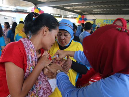 Puskesmas Cilincing Sisir Rusun dan Pasar untuk Imunisasi Polio 