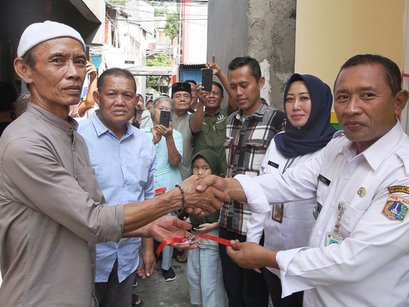 Bahagia Jupriyanto Tempati Rumah Layak Huni