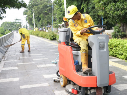 Dinas Bina Marga Adakan Kerja Bakti Serentak di Lima Wilayah Kota Jakarta