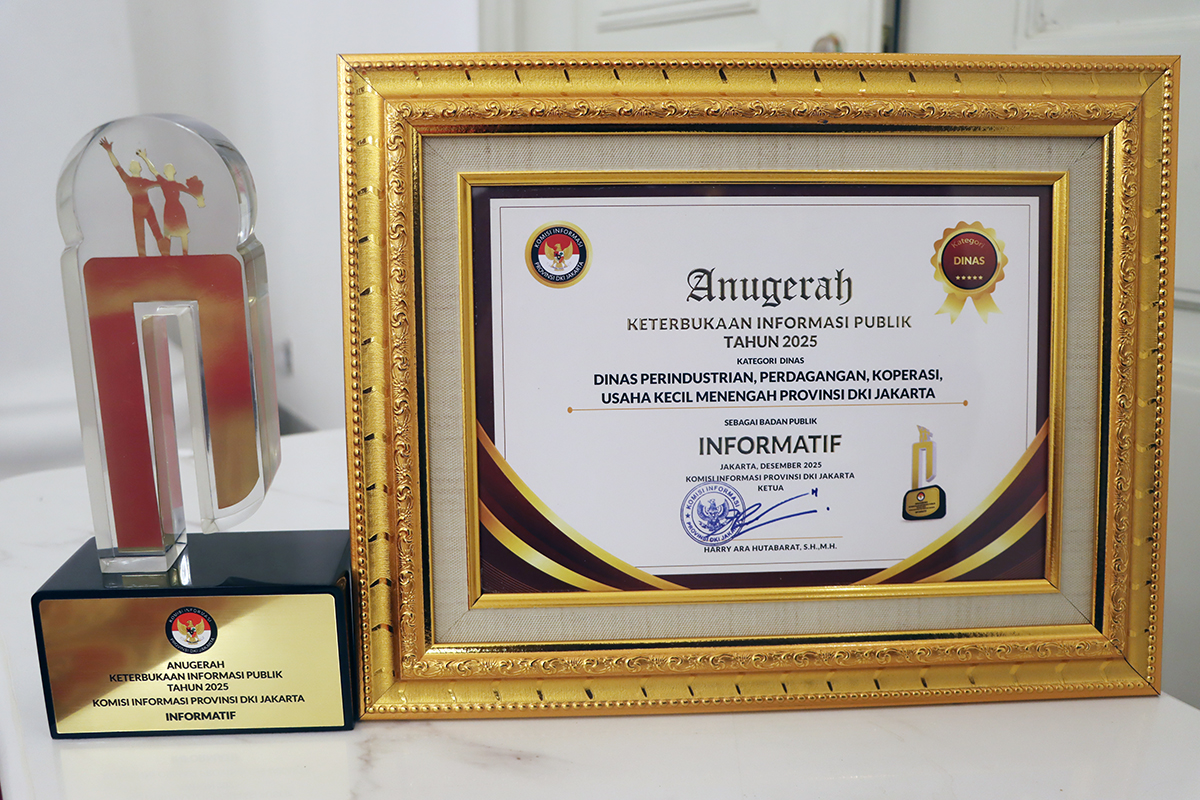 Dinas PPKUKM DKI raih Anugerah Keterbukaan Informasi Publik 2025