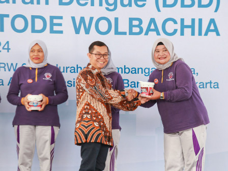 Atasi DBD, Dinkes DKI Pantau Berkala Program Wolbachia di Kembangan Utara 