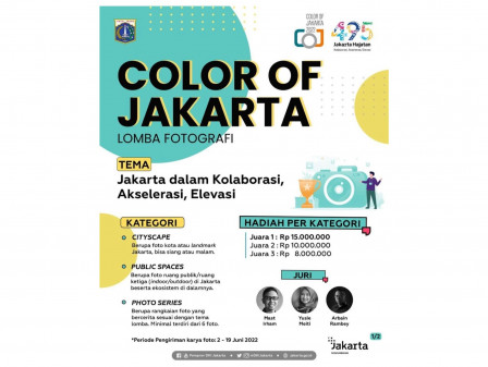 Buruan Daftar Lomba Fotografi ‘Color of Jakarta’ 