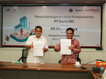  Bank DKI Dukung Layanan Perbankan Syariah Untuk PD Dharma Jaya 