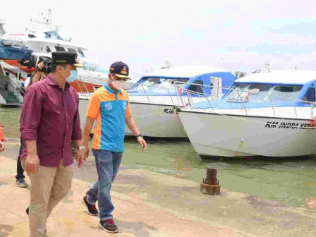 Dukung Peningkatan Pelayanan Masyarakat Pesisir, Wagub Ariza Tinjau Pembangunan Pelabuhan Kali Adem