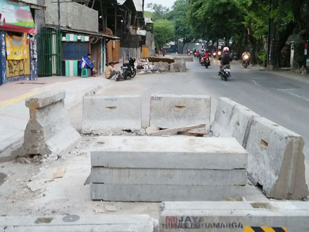 Pekerjaan Box Ducting di Jl Lodan Raya Capai 90 Persen 